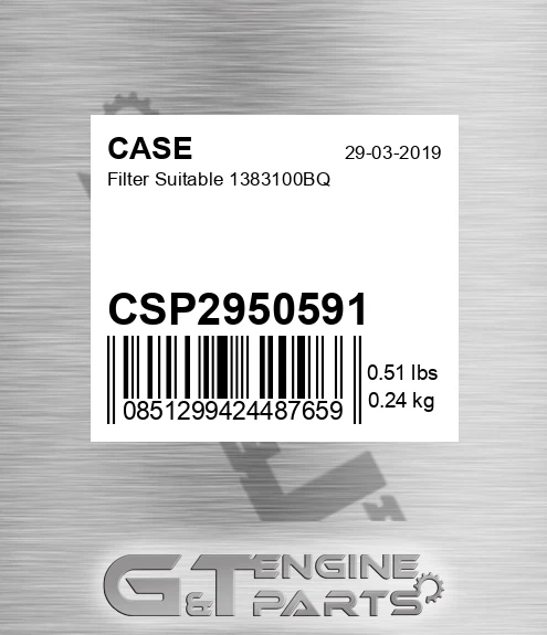CSP2950591 Filter Suitable 1383100bq