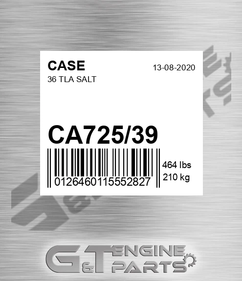 CA725/39 36 Tla Salt