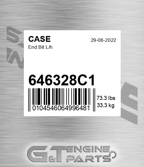 646328C1 End Bit L/h