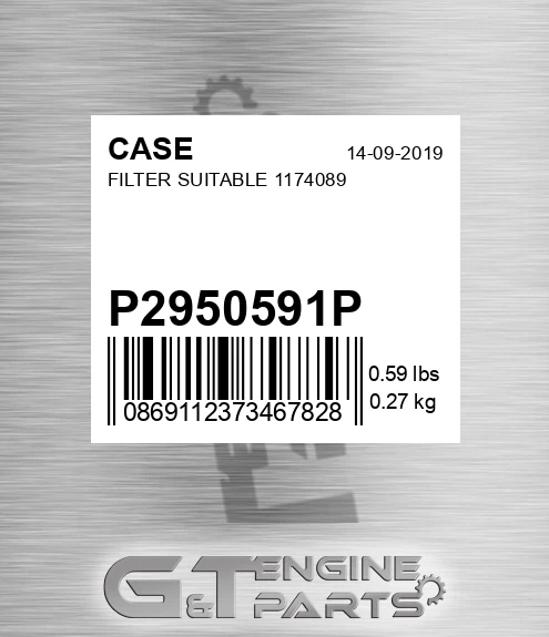 P2950591P Filter Suitable 1174089
