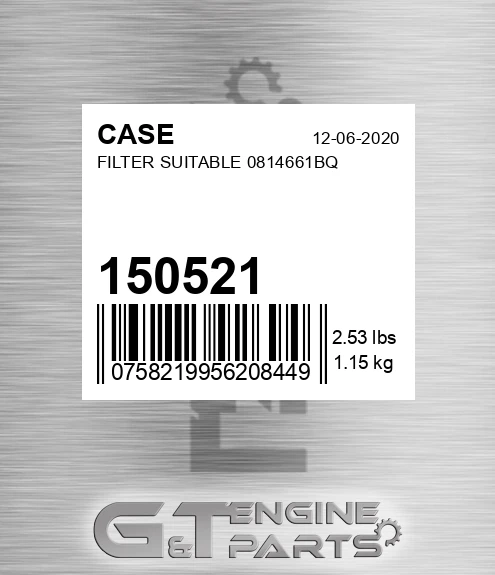 150521 Filter Suitable 0814661bq