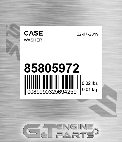 85805972 CASE Washer