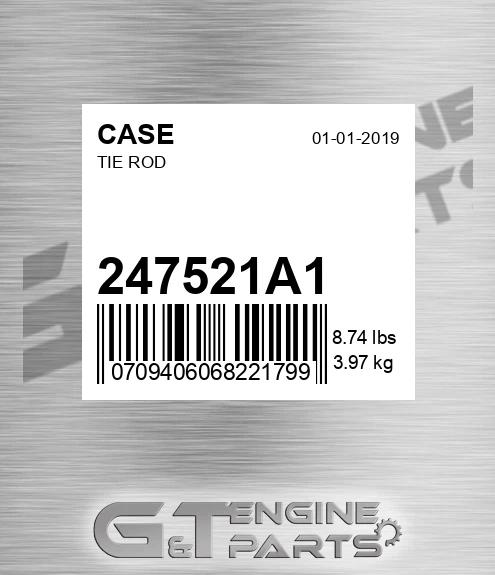 247521A1 CASE Tie Rod