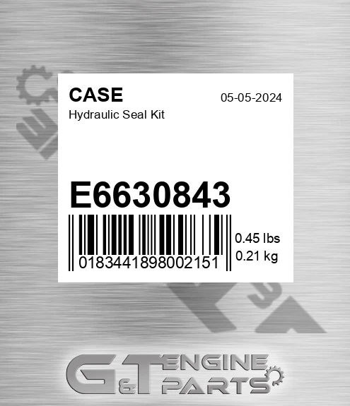 E6630843 Hydraulic Seal Kit