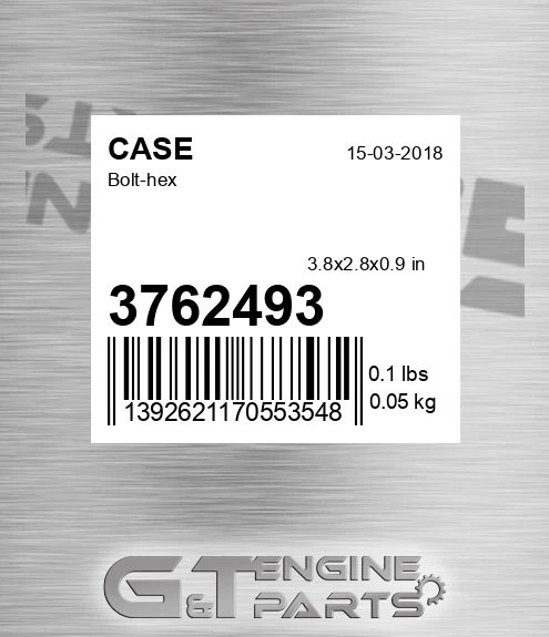 3762493 CASE Bolt-hex