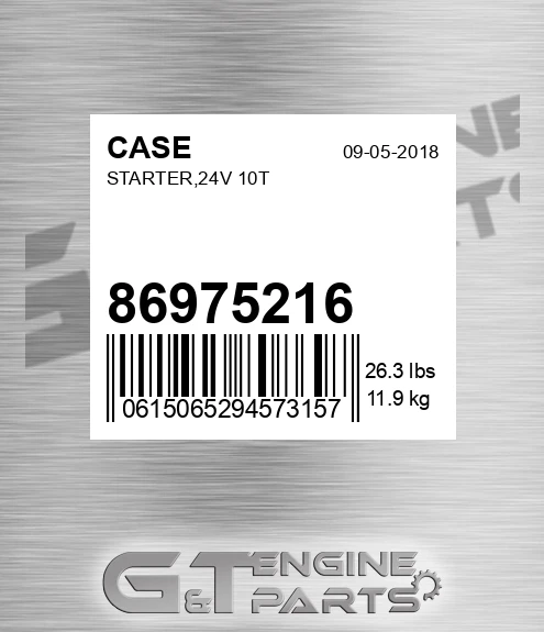 86975216 Starter,24v 10t