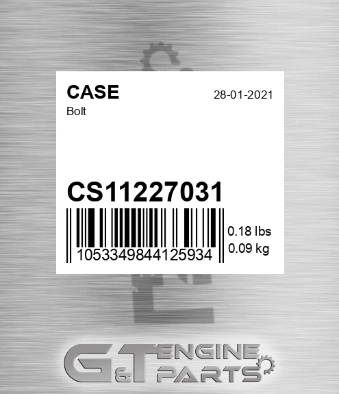 CS11227031 Bolt
