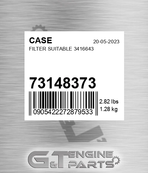 73148373 Filter Suitable 3416643