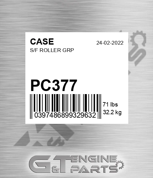 PC377 CASE S/f Roller Grp