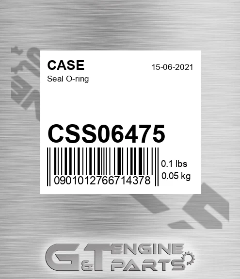 CSS06475 Seal O-ring