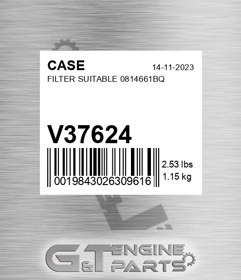 V37624 Filter Suitable 0814661bq