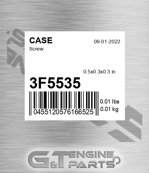 3F5535 Screw