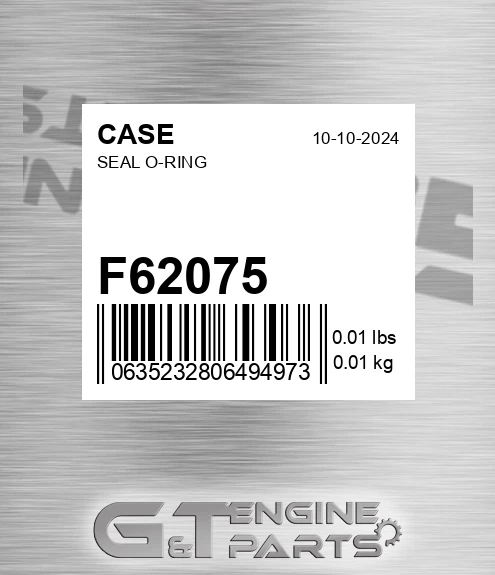 F62075 Seal O-ring