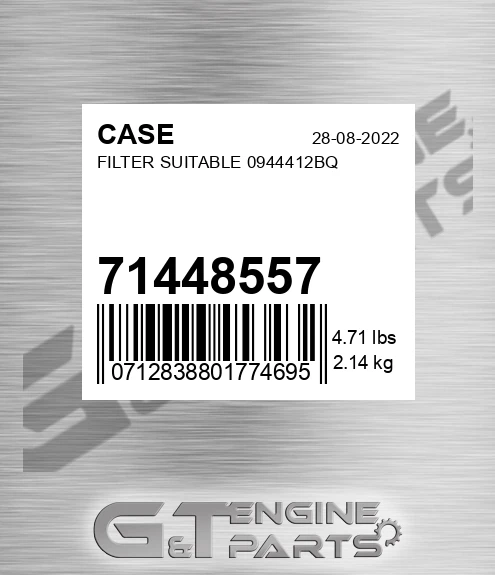 71448557 Filter Suitable 0944412bq