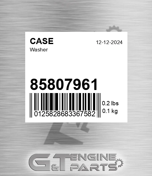 85807961 Washer