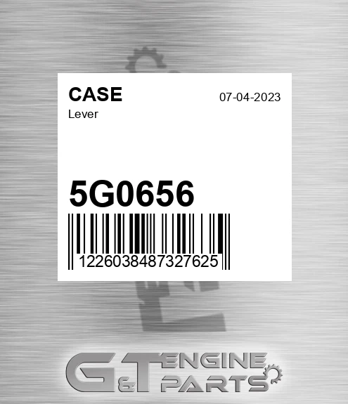5G0656 CASE Lever