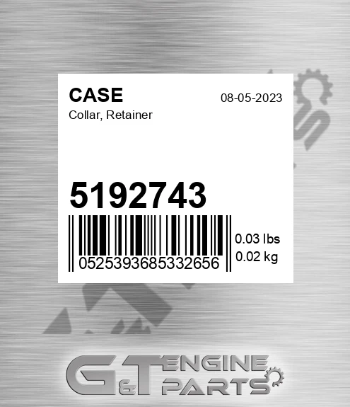 5192743 Collar, Retainer