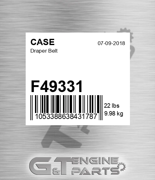 F49331 Draper Belt