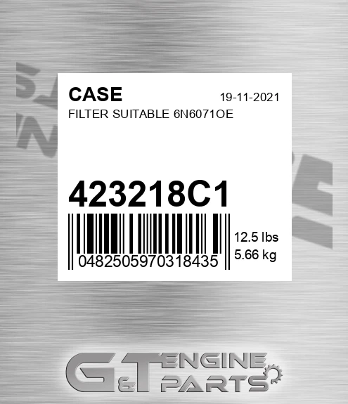 423218C1 Filter Suitable 6n6071oe