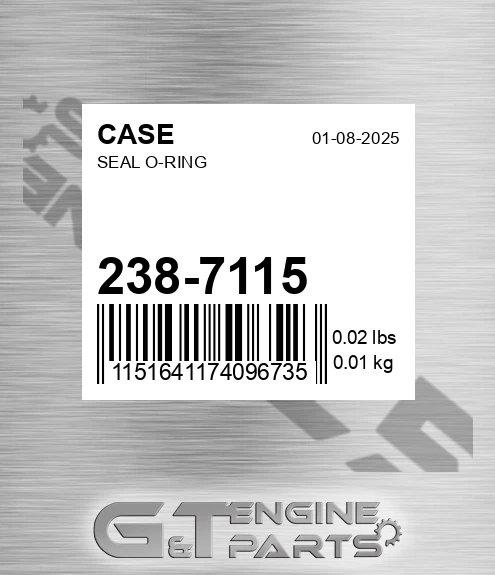 238-7115 Seal O-ring