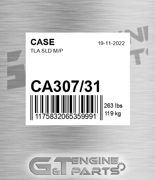CA307/31 CASE Tla Sld M/p