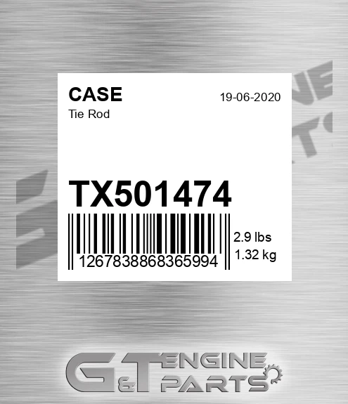 TX501474 CASE Tie Rod
