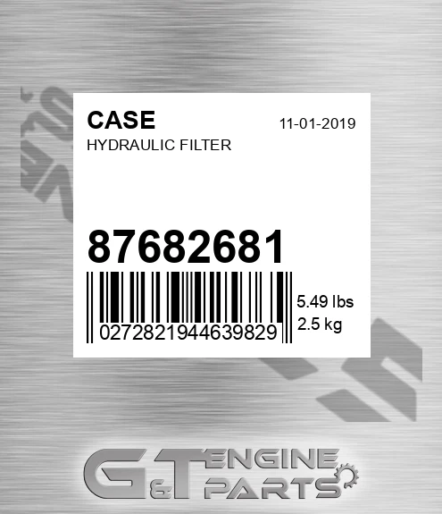 87682681 Hydraulic Filter