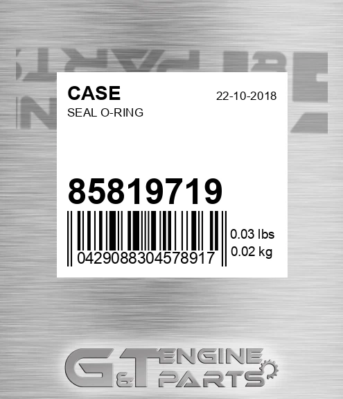 85819719 CASE Seal O-ring