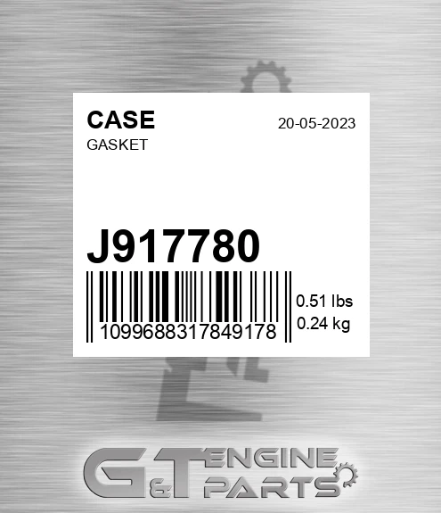 J917780 Gasket