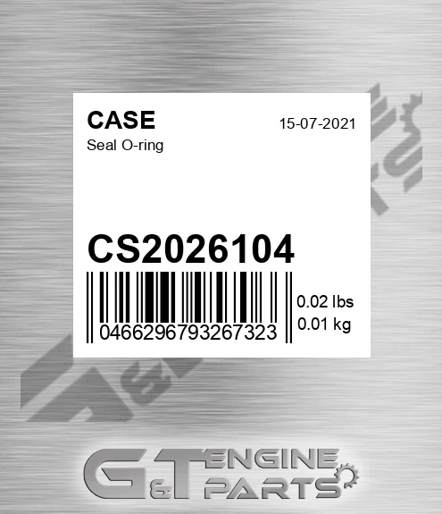 CS2026104 Seal O-ring