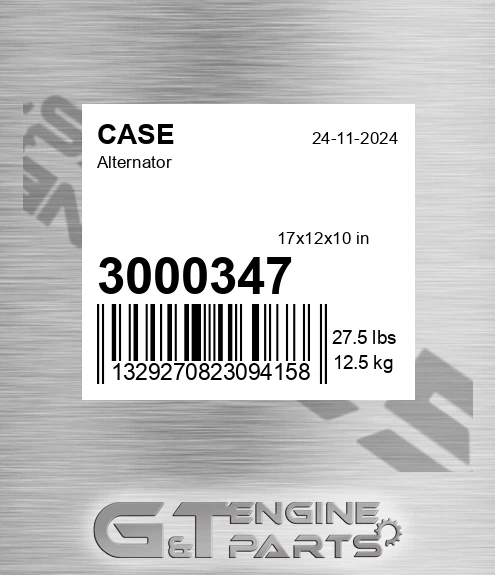 3000347 Alternator