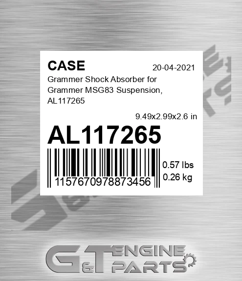 AL117265 Grammer Shock Absorber For Grammer Msg83 Suspension,