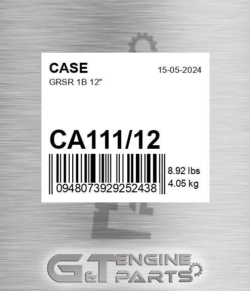 CA111/12 CASE Grsr 1b 12"