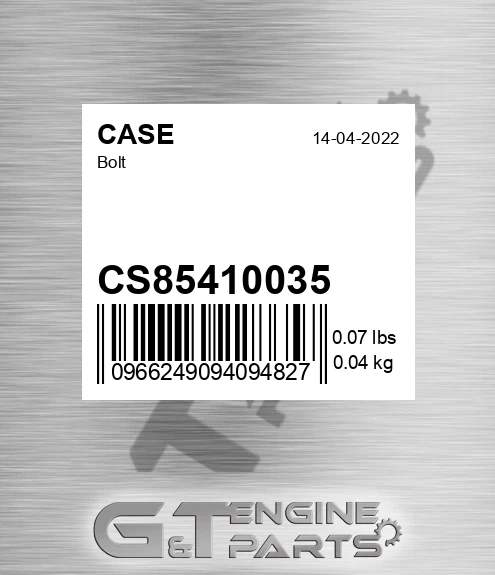 CS85410035 Bolt