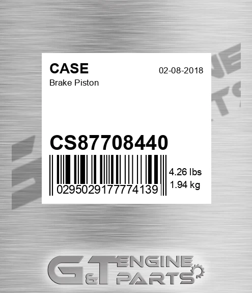 CS87708440 CASE Brake Piston