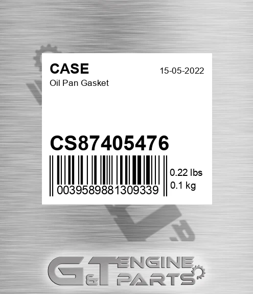 CS87405476 Oil Pan Gasket