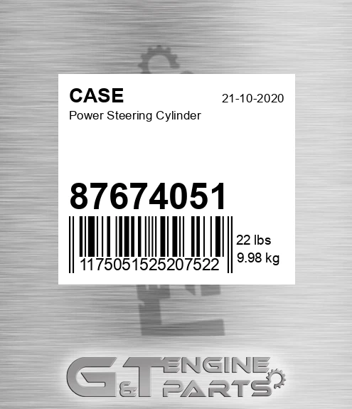 87674051 Power Steering Cylinder