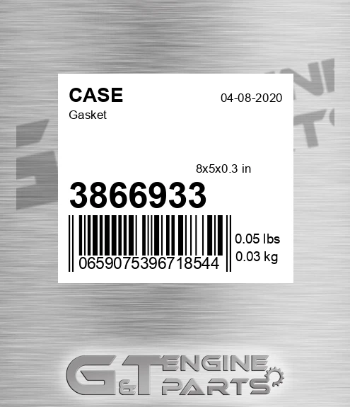 3866933 Gasket