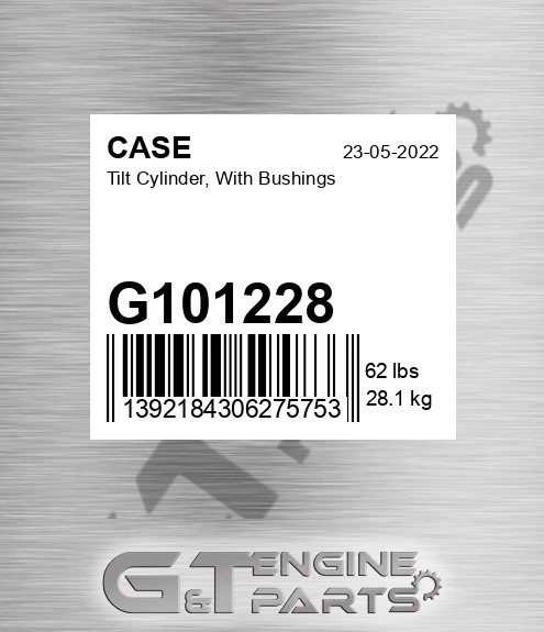 G101228 Tilt Cylinder, With Bushings