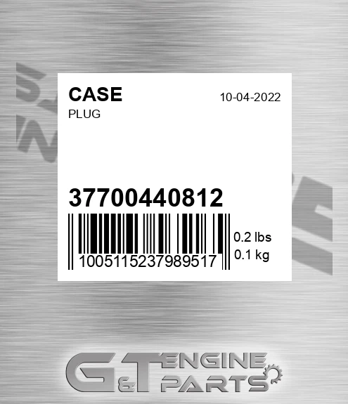 37700440812 CASE Plug