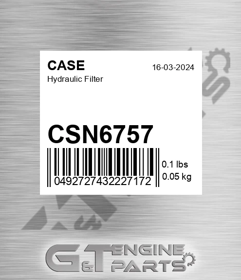 CSN6757 Hydraulic Filter