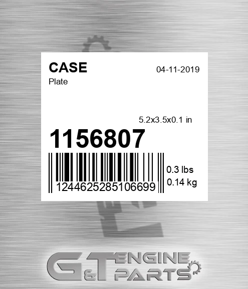 1156807 Plate