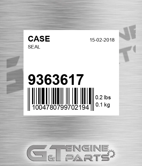 9363617 CASE Seal