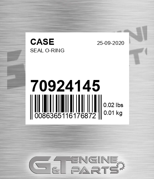 70924145 CASE Seal O-ring
