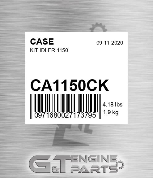 CA1150CK CASE Kit Idler 1150