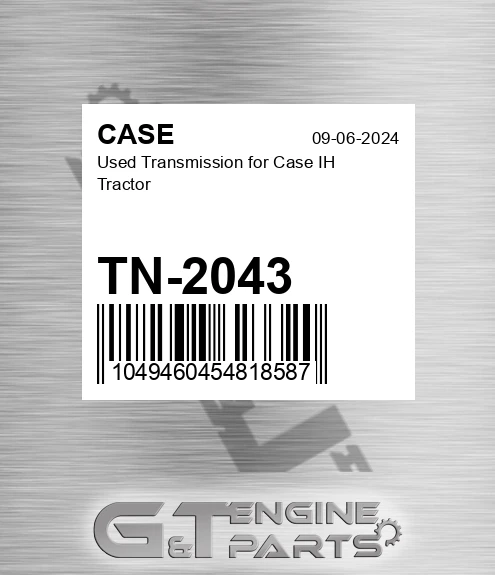 TN-2043 Used Transmission For Ih Tractor