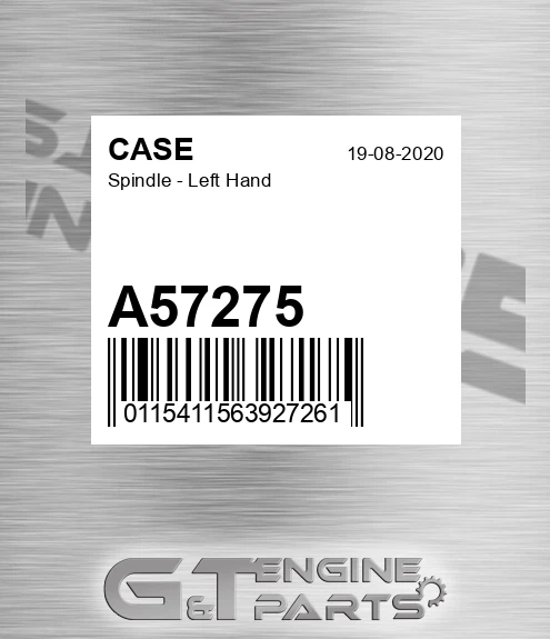 A57275 CASE Spindle - Left Hand