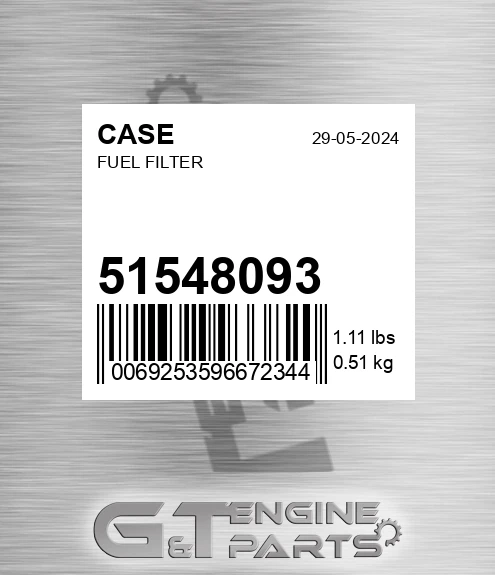 51548093 CASE Fuel Filter