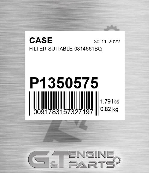 P1350575 Filter Suitable 0814661bq