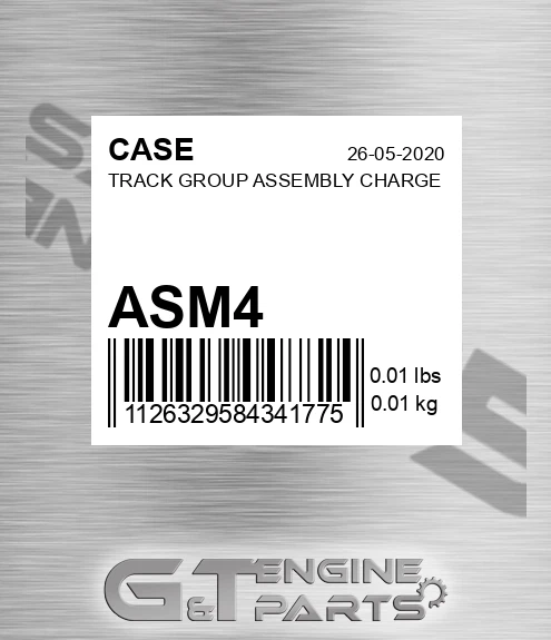 ASM4 CASE Track Group Assembly Charge